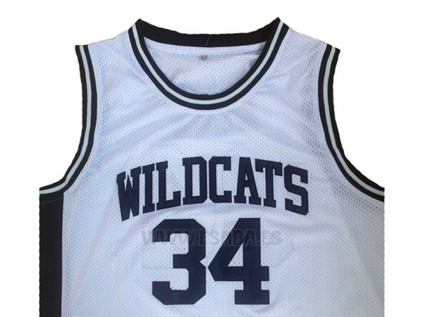 Camiseta Wildcats Len Bias #34 Blanco